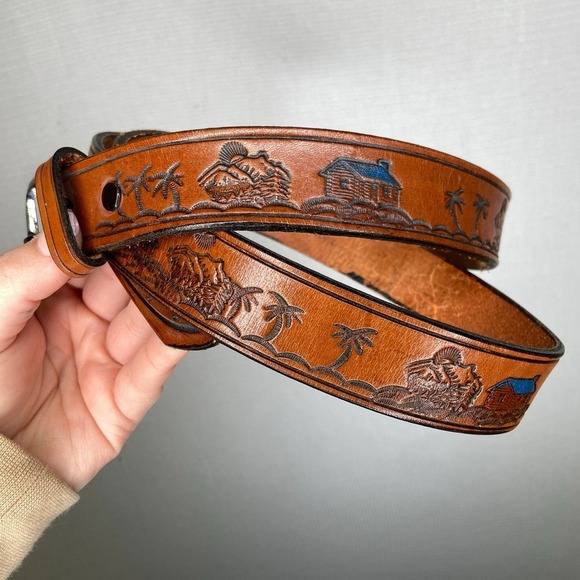 Alidad Estlo Ienfuegos | Leather Belt Brown 42‎ Mexico - Picture 3 of 7